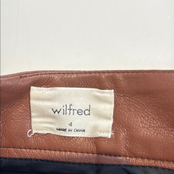 Aritzia Wilfred Brown-Pink A-Line Mini Skirt for Cocktail - Picture 5 of 7